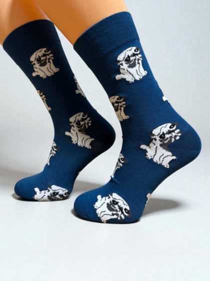 Skarpetki Mops Męskie