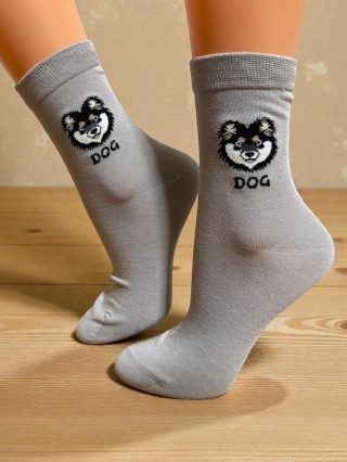 Skarpetki Shiba Inu Damskie (czarny)