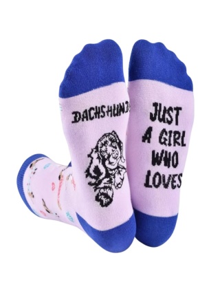 Skarpetki w Jamniki Damskie (różowe)