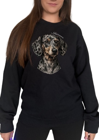 Bluza z Jamnikiem Merle Black&White