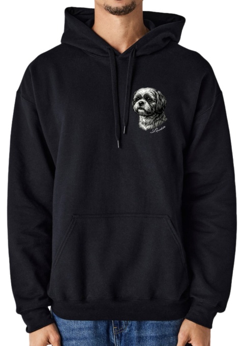 Bluza Shih Tzu Black&White