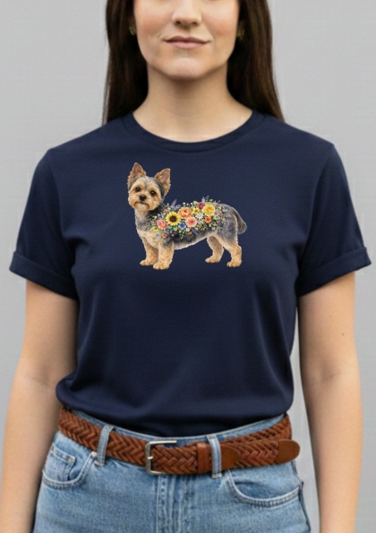 Koszulka z Yorkiem Flowers