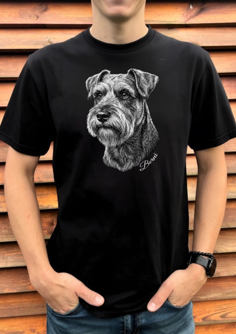 Koszulka ze Sznaucerem Black&White
