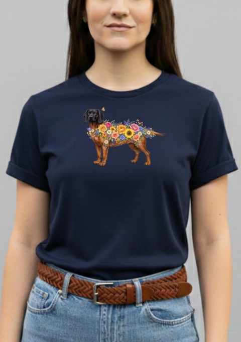 Koszulka z Posokowcem Bawarskim Flowers