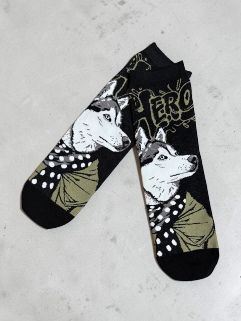 Skarpetki Husky Syberyjski Damskie (czarne)