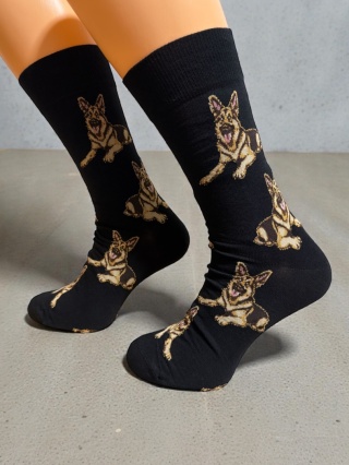 Skarpetki Owczarki Niemieckie Męskie (czarne)
