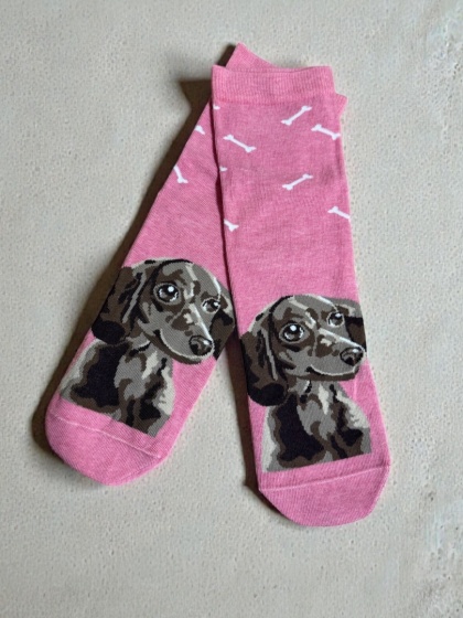 Skarpetki Jamnik Damskie (różowe)