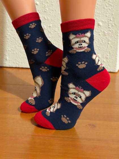 Skarpetki w Yorki Damskie (granatowe)