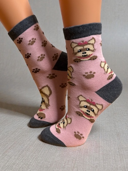 Skarpetki w Yorki Damskie (różowe)