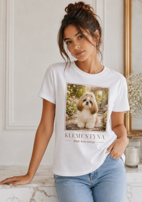 Koszulka z Shih Tzu Damska