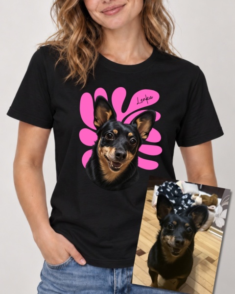 Personalizowana koszulka z Twoim pupilem – PUPIL POP