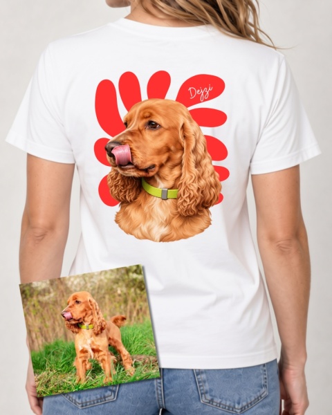 Personalizowana koszulka z Twoim pupilem – PUPIL POP