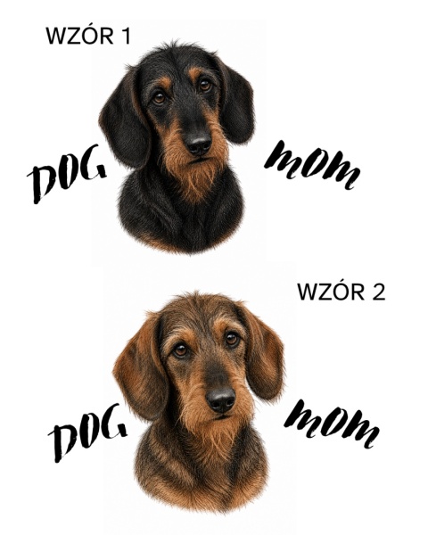 Torba z Jamnikiem Szorstkowłosym DOG MOM