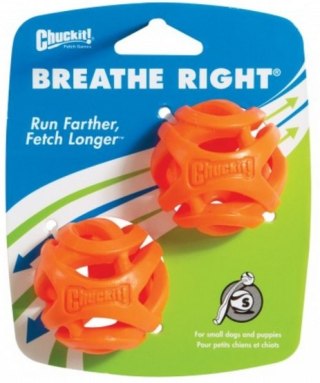 Chuckit! Breathe Right Ball Small 2pak piłka ażurowa do aportowania