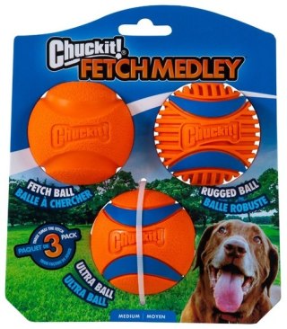 Chuckit! Fetch Medley III 3pak piłka dla psa