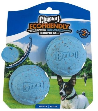 Chuckit! Rebounce Ball Medium 2pak Ecofriendly piłka z recyklingu dla psa