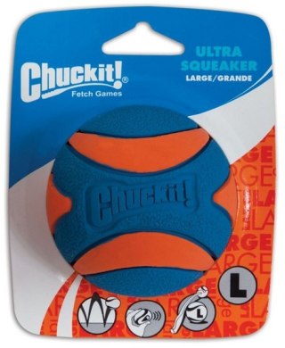 Chuckit! Ultra Squeaker Ball Large Piłka piszcząca super wytrzymała dla psa