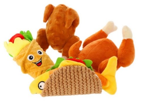 Dingo Zabawka piszcząca dla psa - Taco 20cm Dingo Zabawka piszcząca dla psa - Taco 20cm