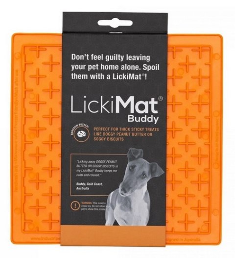 LickiMat Buddy Krzyżyk miękki pomarańczowy LickiMat Buddy Krzyżyk miękki pomarańczowy