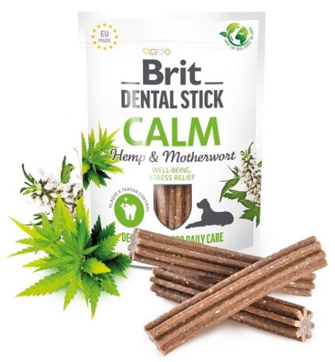 Brit Dental Stick Calm Hemp & Motherwort 251g stres Brit Dental Stick Calm Hemp & Motherwort 251g stres