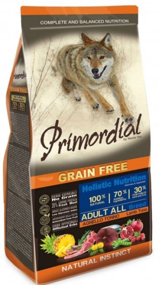 Primordial Dog Grain Free Adult karma dla psa 2kg tuńczyk jagnięcina