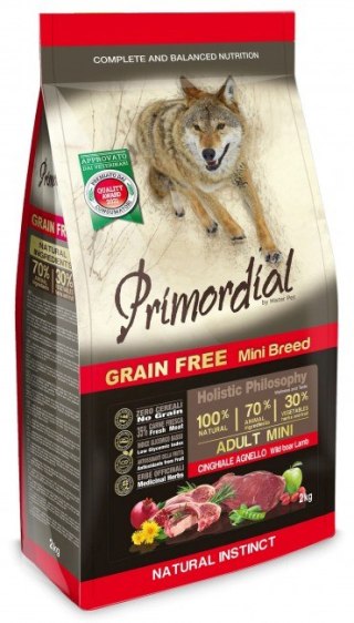 Primordial Mini Adult karma dla psa 6kg dzik jagnięcina