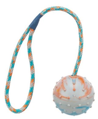 Trixie Piłka gumowa na sznurku dla psa 6/30cm