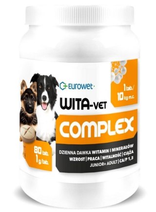 Wita-Vet Complex Kompleks witamin dla psa 80 tabl