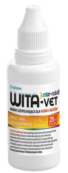 Wita-Vet Junior + Adult Witaminy w kroplach dla psa i kota