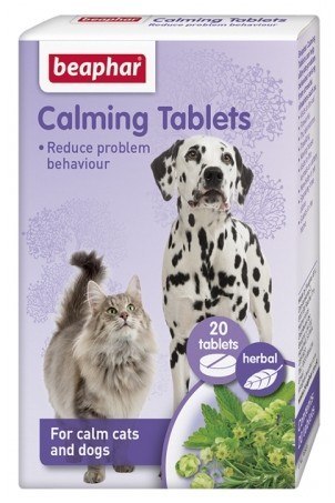 Beaphar Calming Tablets - tabletki na uspokojenie dla psa i kota 20tabl.