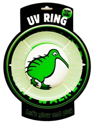 Kiwi Walker Let's Play Glow Ring Maxi ring świecący pływający dla psa