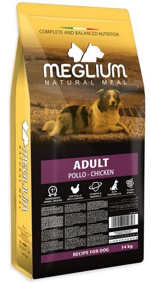 Meglium Dog Adult karma dla psa 14kg kurczak Meglium Dog Adult karma dla psa 14kg kurczak