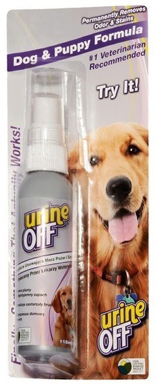 Urine Off Dog & Puppy Odor & Stain Remover - do usuwania plam moczu 118ml Urine Off Dog & Puppy Odor & Stain Remover - do usuwania plam moczu 118ml