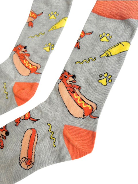 Skarpetki męskie w Jamniki Hot Dog Skarpetki męskie w Jamniki Hot Dog