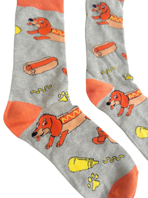 Skarpetki męskie w Jamniki Hot Dog Skarpetki męskie w Jamniki Hot Dog