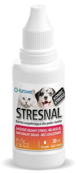 Stresnal 30ml - krople na stres dla psa i kota