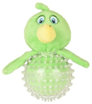 Flamingo Wilco TPR kurczak zielony 16cm piłka na zęby dla psa